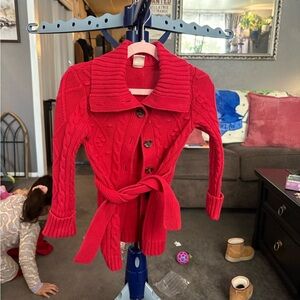 Old Navy Vibrant Red Knit Sweater